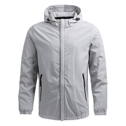 Elaio | Jacke mit Kapuze und langen Ärmeln