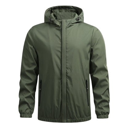 Elaio | Jacke mit Kapuze und langen Ärmeln