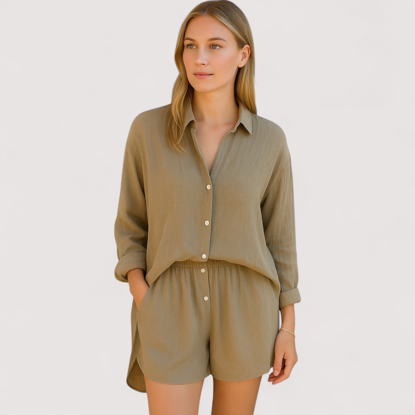 Helene | Hemd-Shorts-Set