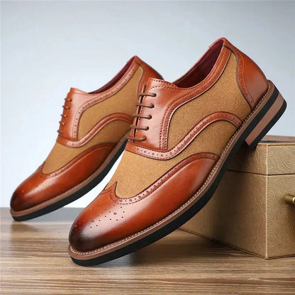 Samonn | Bairstow Zweifarbige Oxford Schuhe